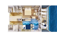 MS EUROPA 2 Familien Appartement Grundriss