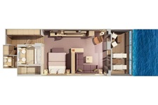 MS EUROPA 2 Grand Ocean Suite Grundriss