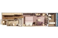 MS EUROPA Ocean Suite Grundriss