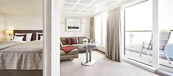 MS EUROPA Penthouse Deluxe Suite Wohnbereich